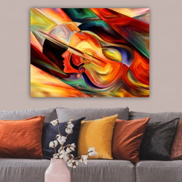 Wallity Lienzo Decorativo Multicolor 70 x 100 cm
